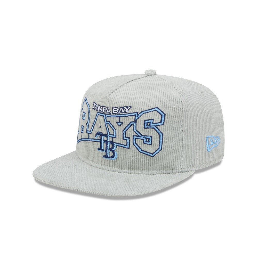 New Era Tampa Bay Rays Gray Cord Golfer Hat - One Size